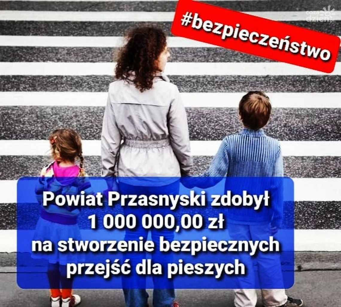 Milion dla powiatu przasnyskiego na poprawę bezpieczeństwa