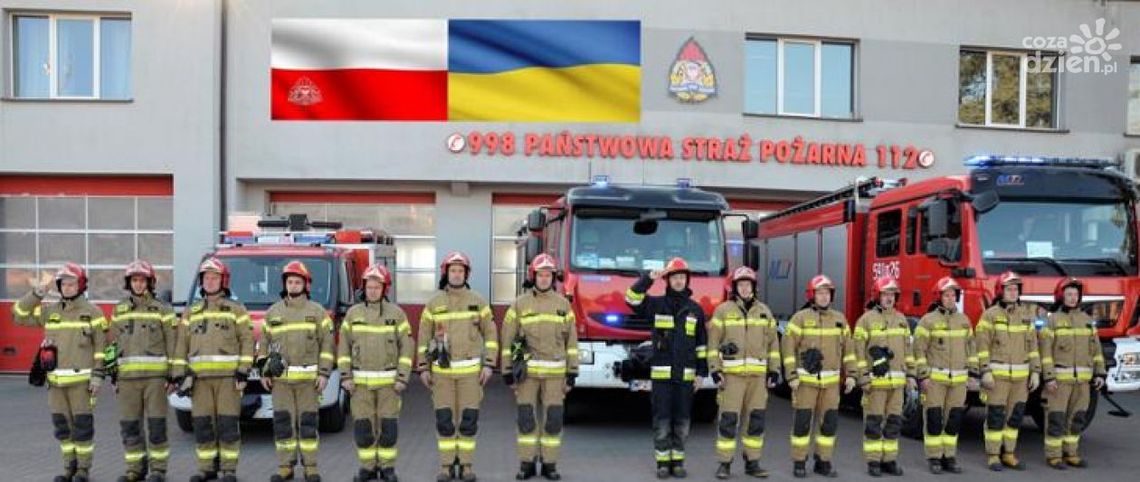 Minuta ciszy dla poległych strażaków z Ukrainy