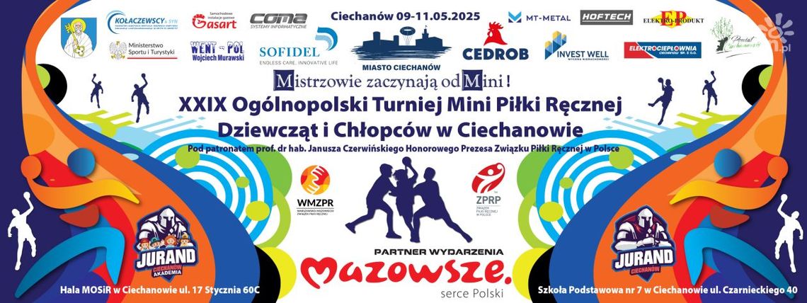 Mistrzowie zaczynają od Mini! Wielki turniej piłki ręcznej dzieci i młodzieży zagości w Ciechanowie