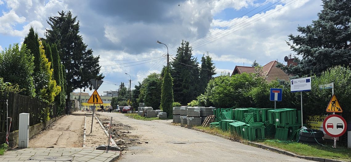 Mława: Ulica Mazurska zyskuje nową nawierzchnię
