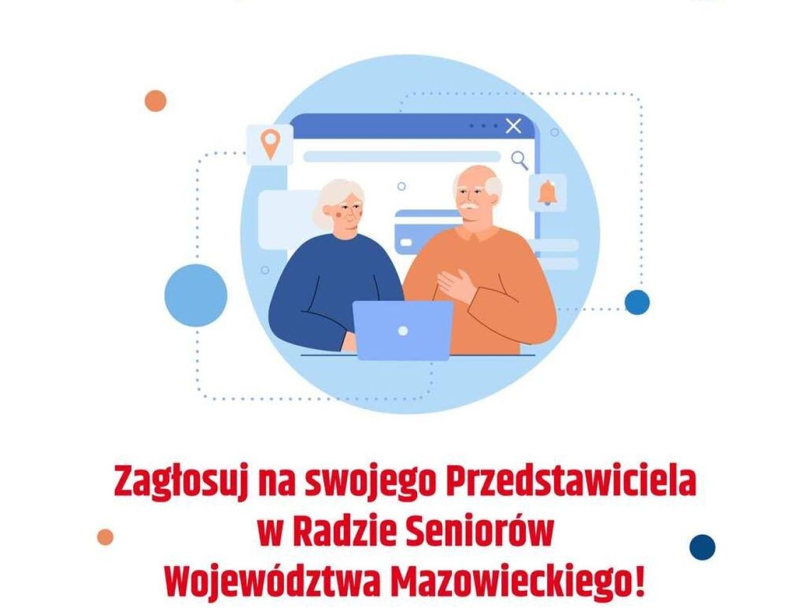 Można już głosować na kandydatów do Rady Seniorów Mazowsza