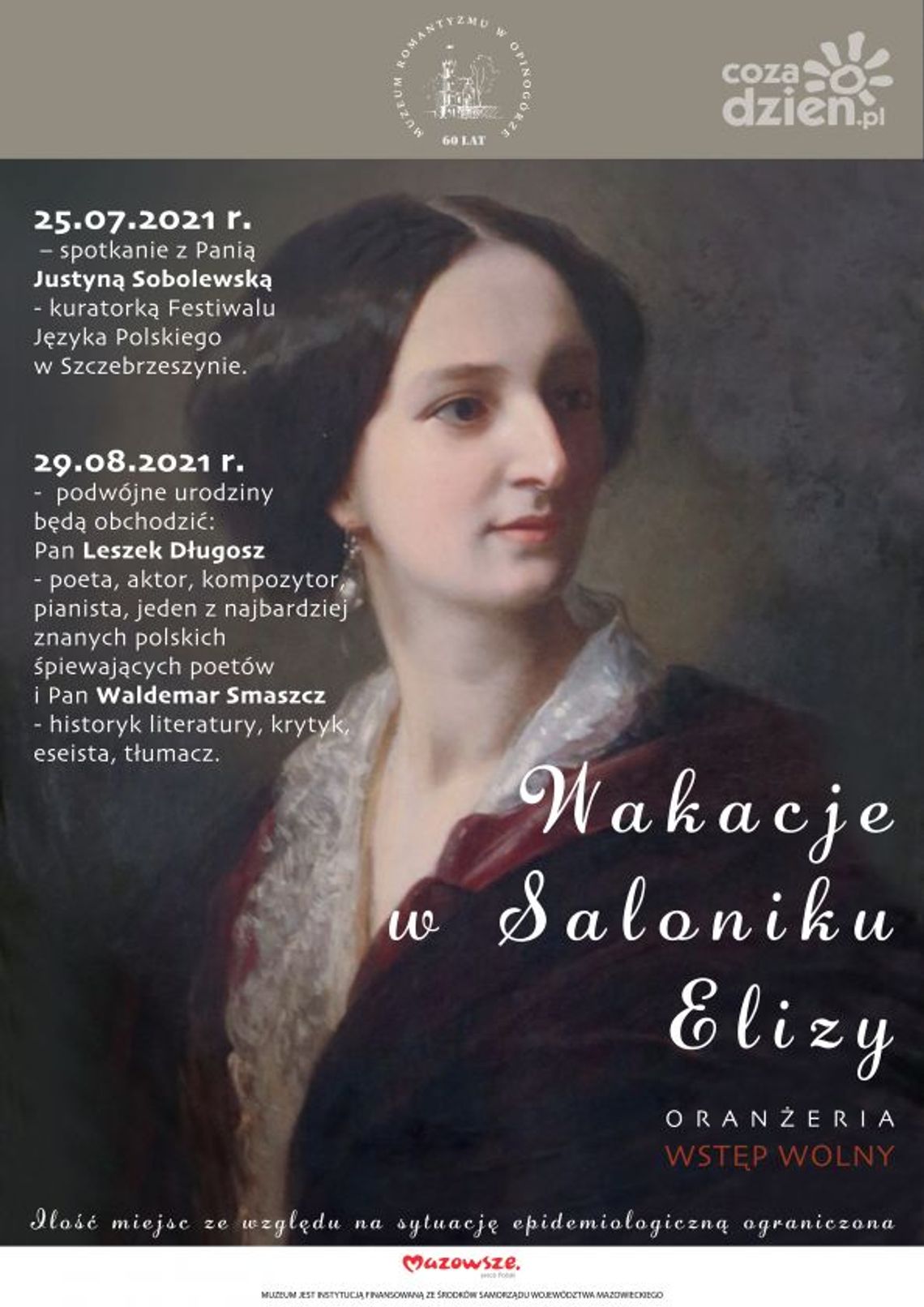 Muzeum Romantyzmu zaprasza na „Wakacje w Saloniku Elizy”