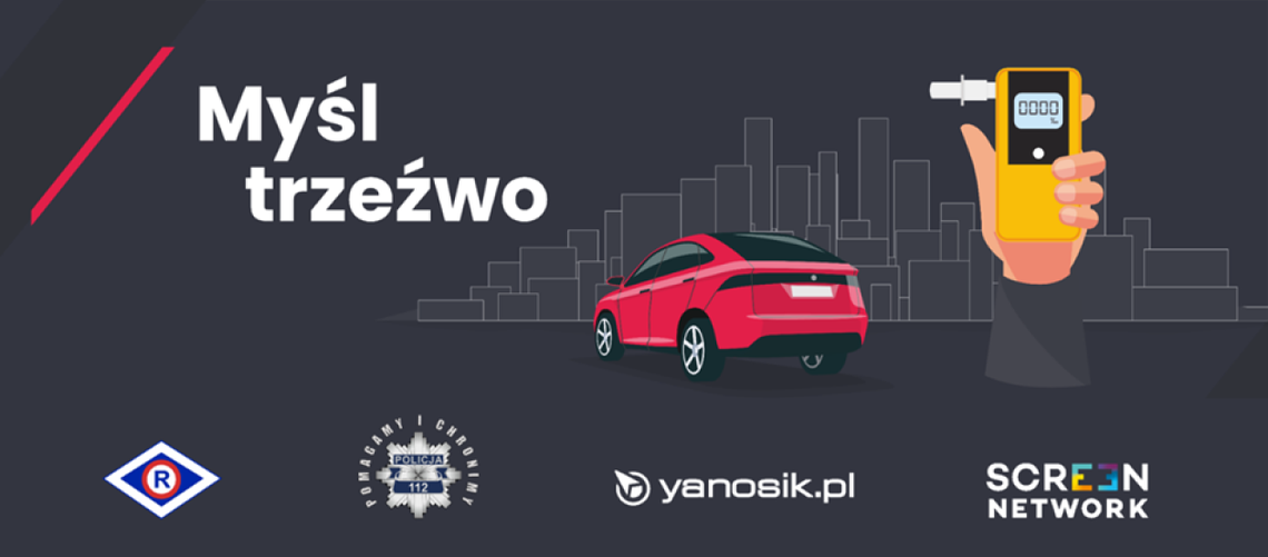 Myśl Trzeźwo za kółkiem – akcja na Sylwestra i karnawał