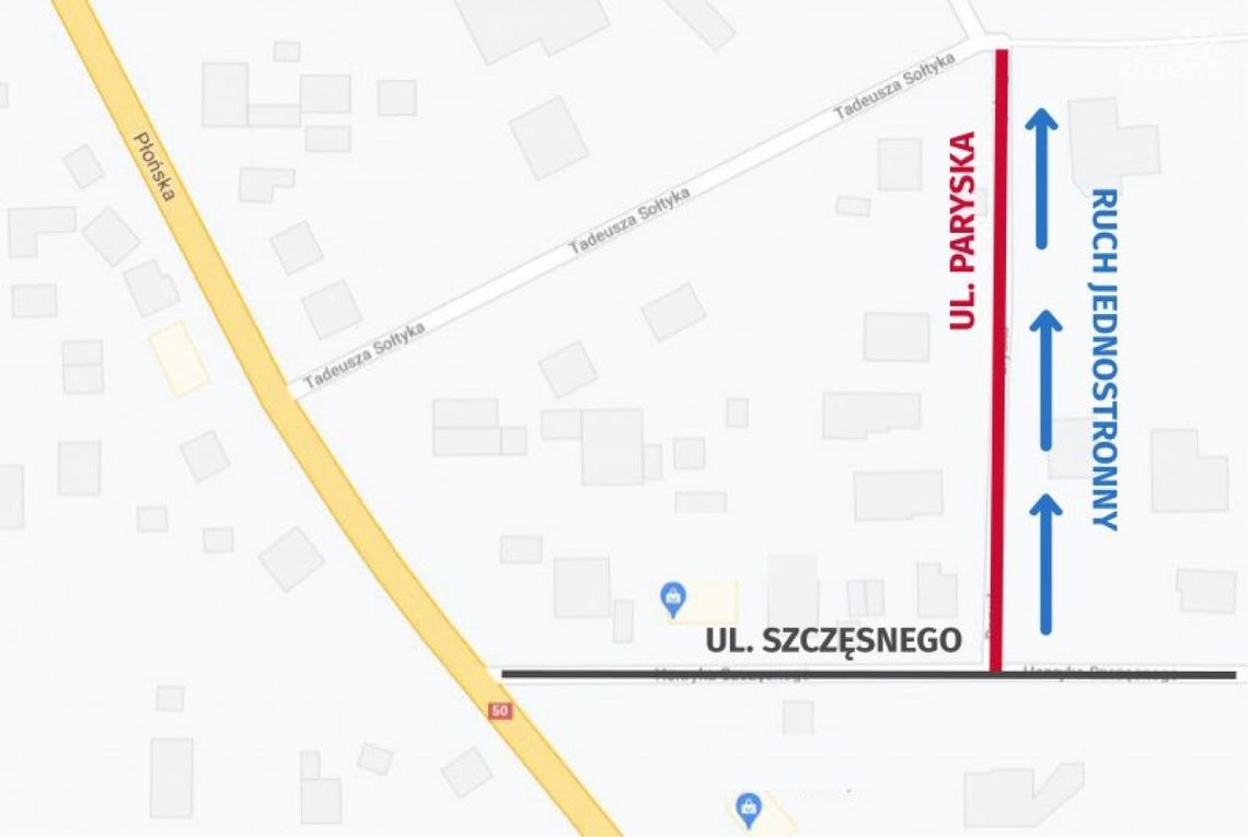 Na Paryskiej po nowemu Na Paryskiej po nowemu