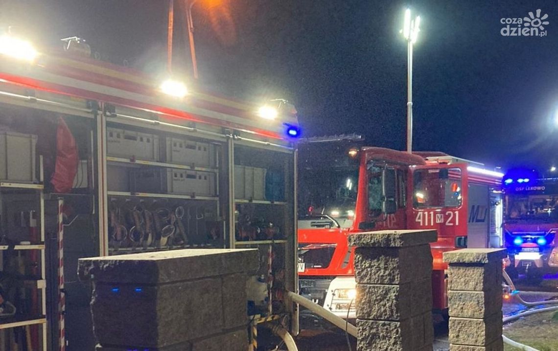 Nocny pożar w Chruszczewie, znamy szczegóły