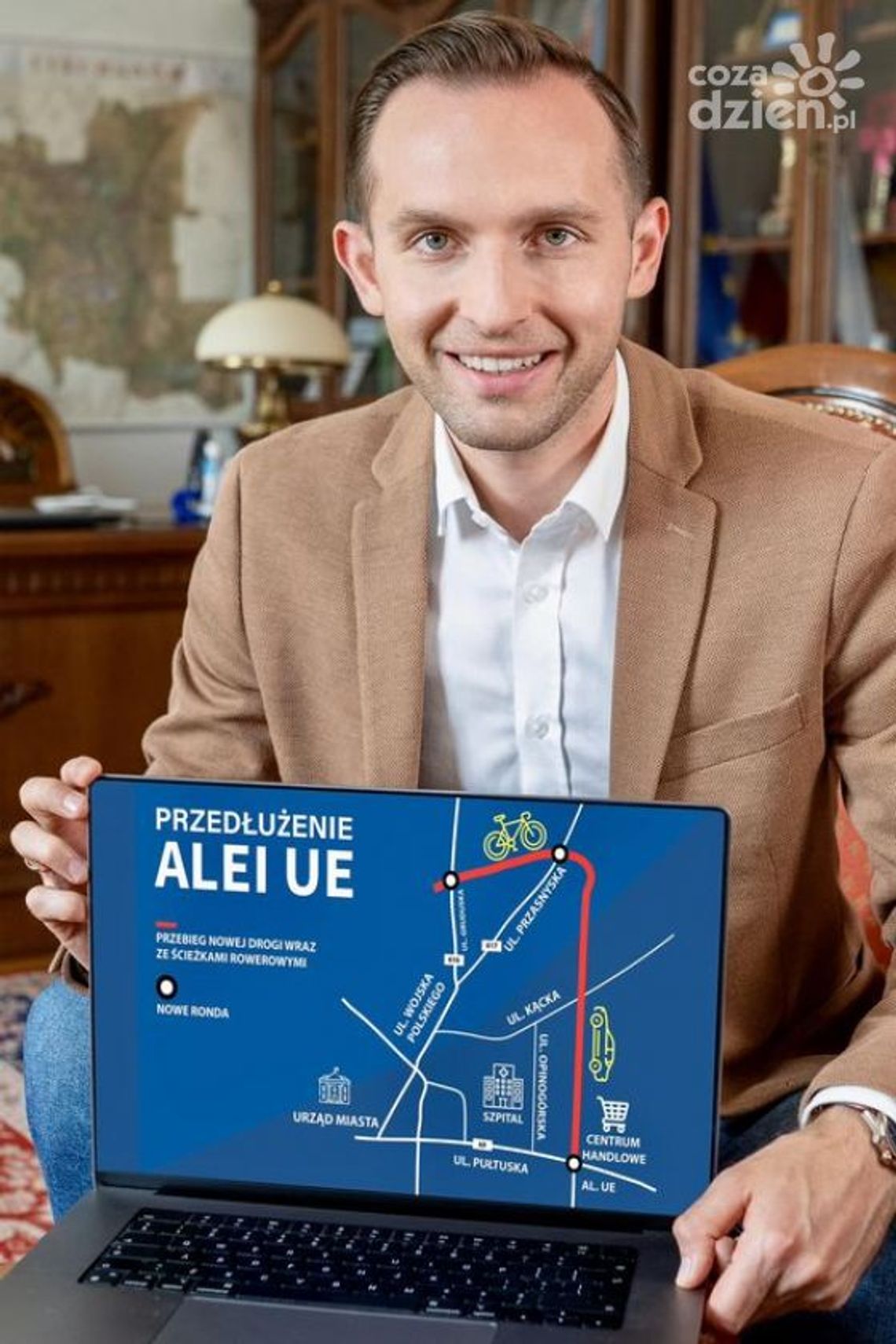 Nowa Aleja UE w Ciechanowie: Inwestycja za 62 mln złotych