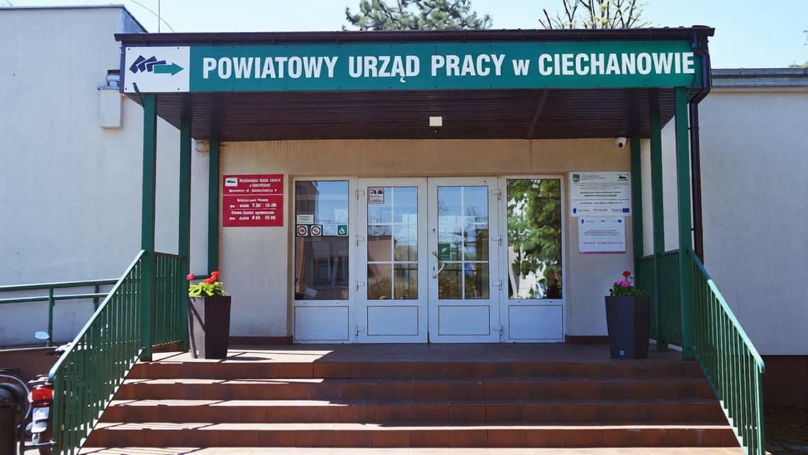 Nowe oferty pracy Powiatowego Urzędu Pracy w Ciechanowie Wrzesień Siedziba Powiatowego Urzędu Pracy w Ciechanowie przy ulicy Sygietyńskiego