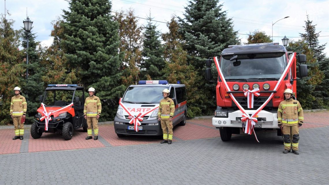Nowe pojazdy dla OSP Jednorożec i OSP Mchowo