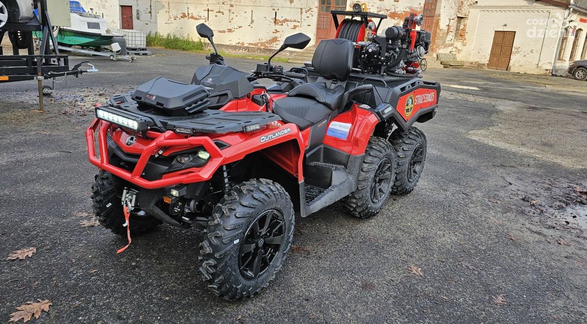 Nowy quad 6x6 w OSP Nowy Dwór Mazowiecki!