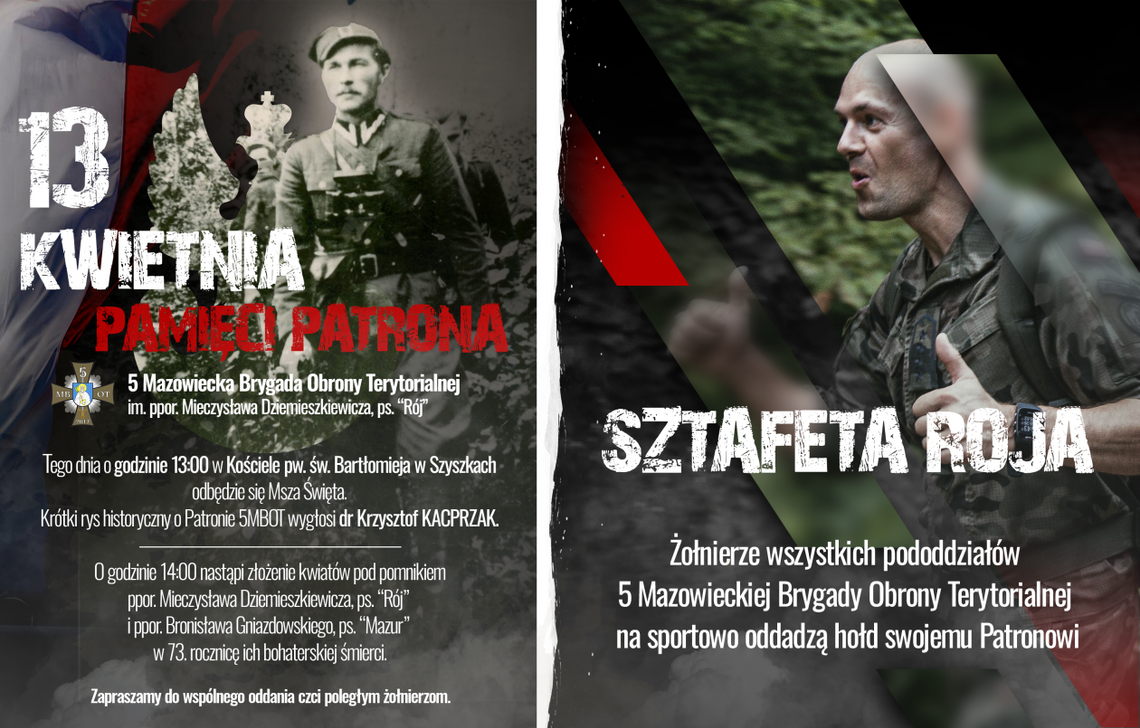 Obchody 73. rocznicy śmierci patrona 5MBOT – ppor. Mieczysława Dziemieszkiewicza, ps. „Rój”