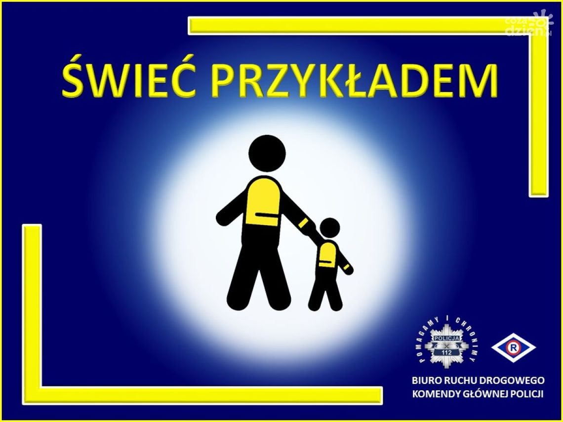 Odblaski ratują życie. Dzieci z Glinojecka uczą się, jak być widocznym na drodze