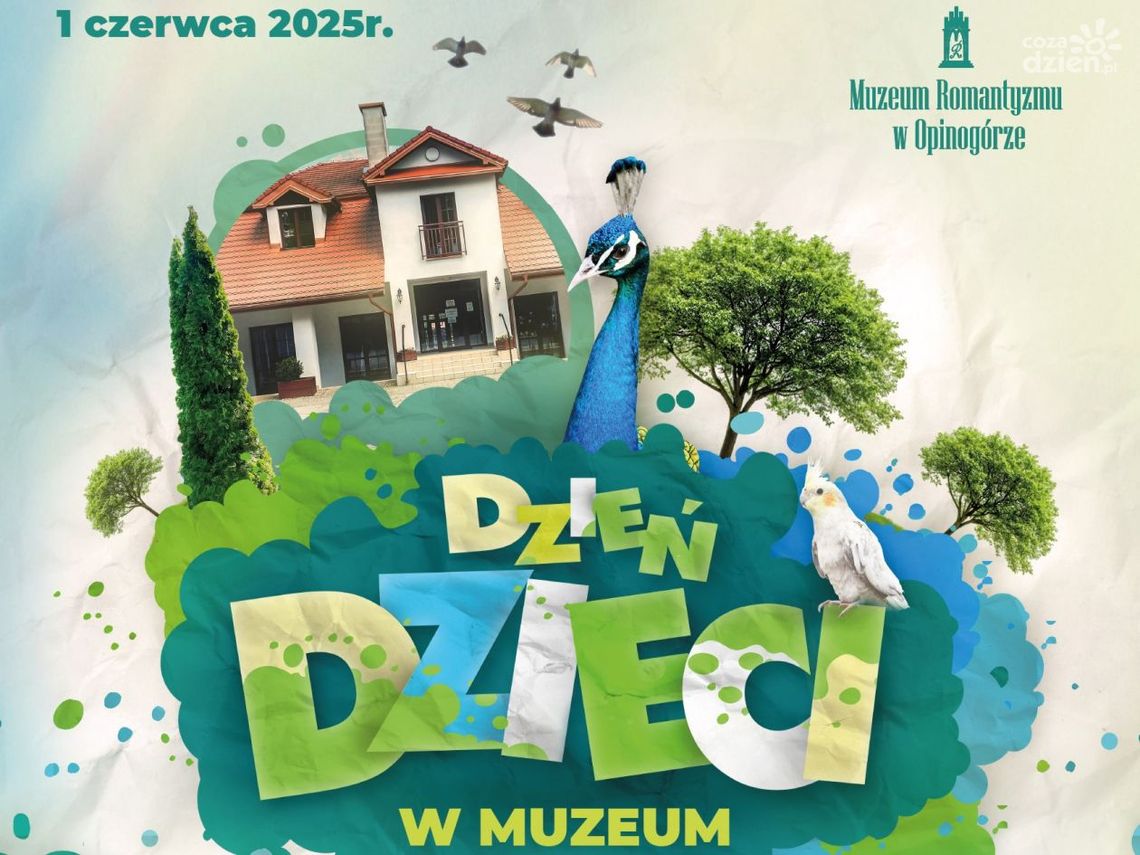 Opinogóra zaprasza na Dzień Dziecka: ptaki, pawie i zabawa w muzeum