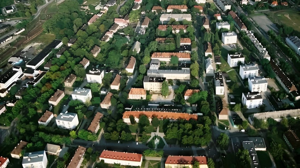 Widok na osiedle Bloki