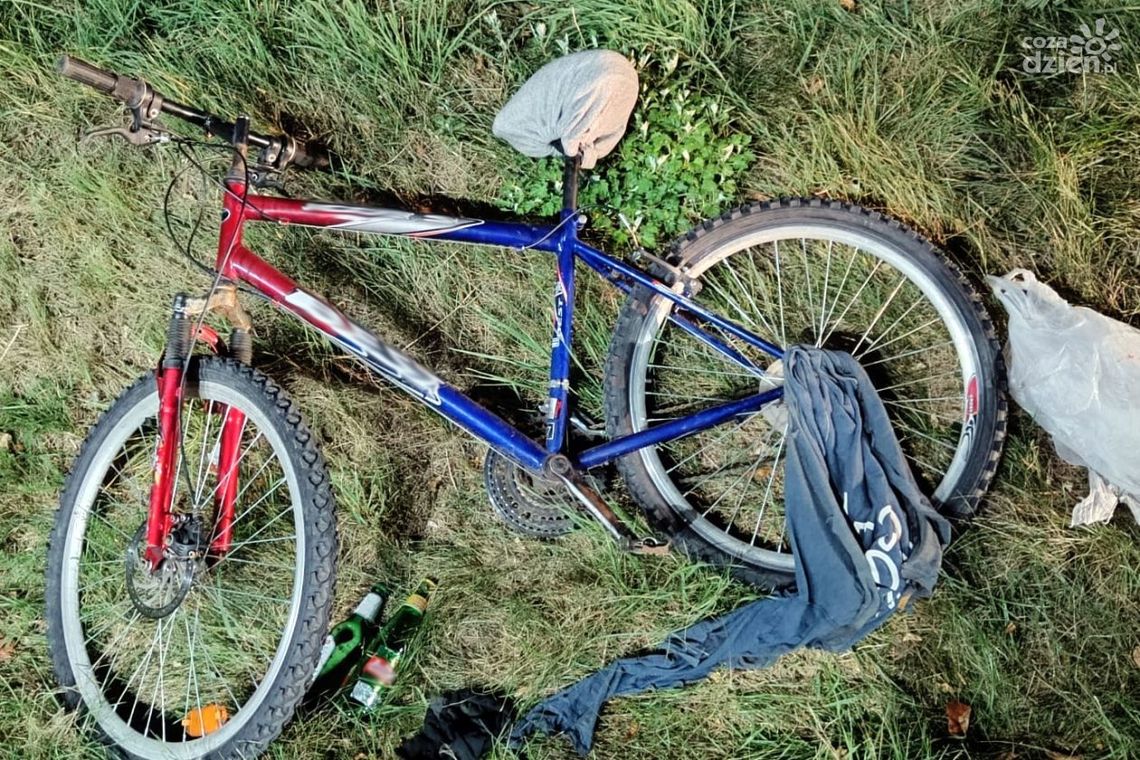 Pijany rowerzysta wjechał prosto pod samochód