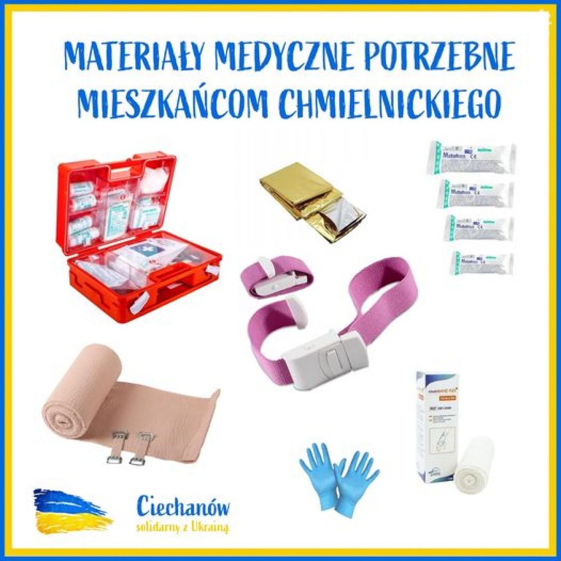 Pilne! Prezydent Kosiński apeluje do ciechanowian o pomoc dla Ukrainy