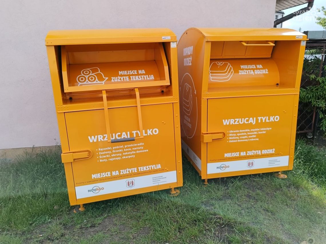 Pilotażowy program w Mławie ma pomóc pozbyć się starych ubrań łatwo i ekologicznie!