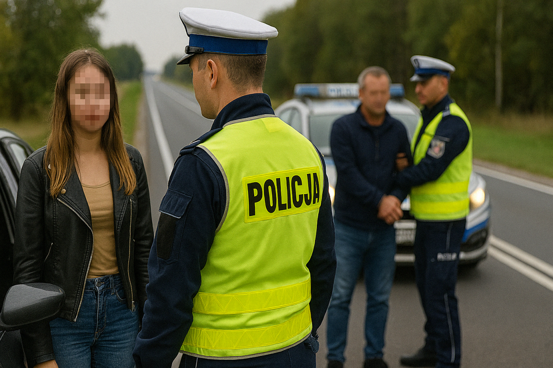 Płońsk. Pijana 20-latka za kierownicą i ucieczka "na podwójnym gazie"