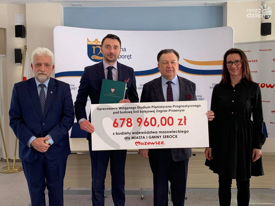 Pociągiem z Zegrza do Przasnysza? Zostanie opracowana dokumentacja