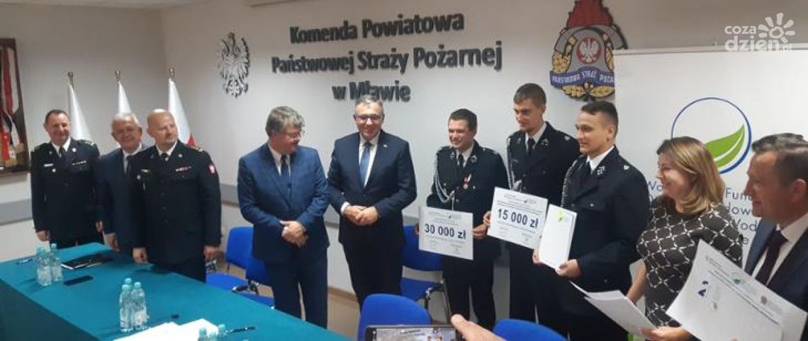 Podpisanie umów na dofinansowanie OSP ze środków WFOŚiGW w Warszawie