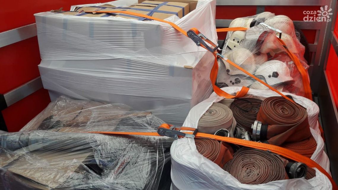 Podsumowanie zbiórki sprzętu dla ukraińskich strażaków