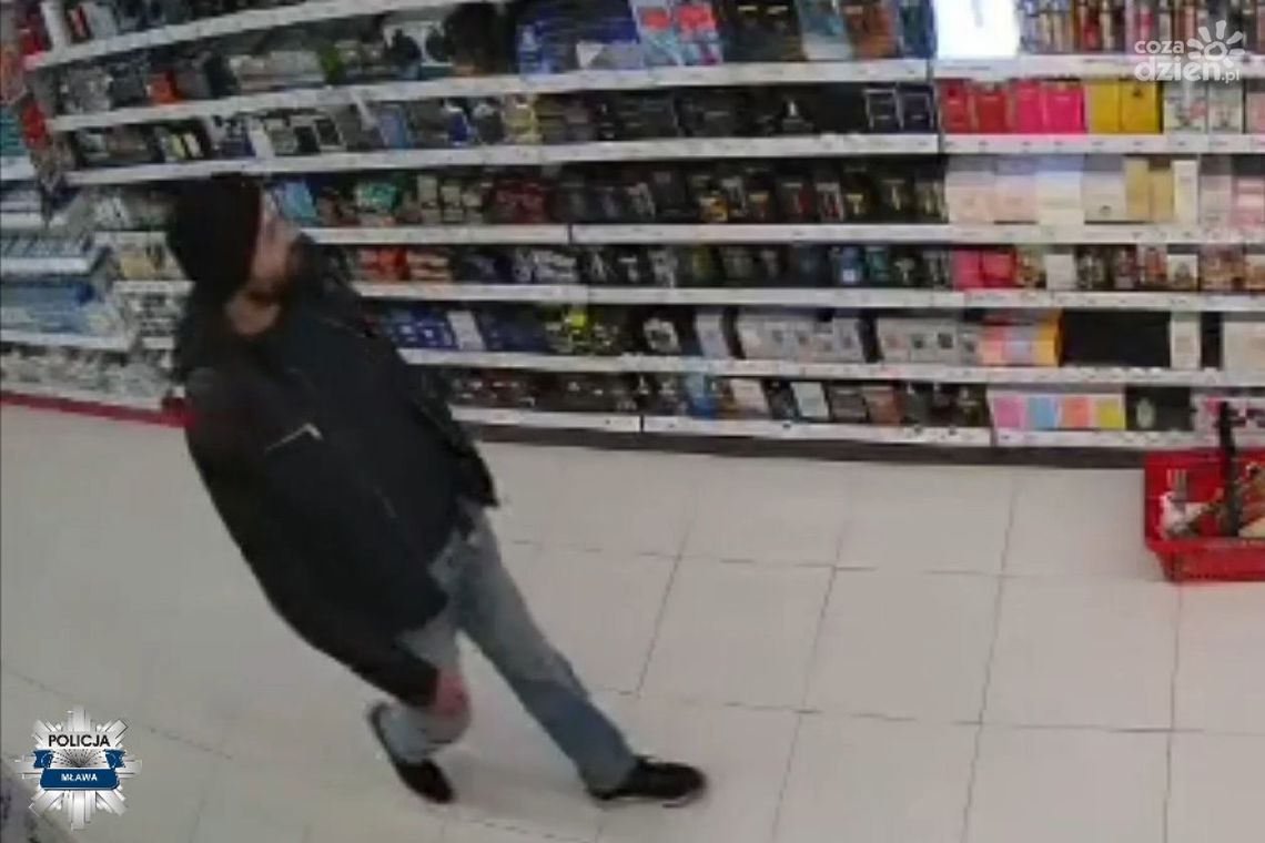 Policja prosi o pomoc w ustaleniu sprawcy kradzieży w drogerii