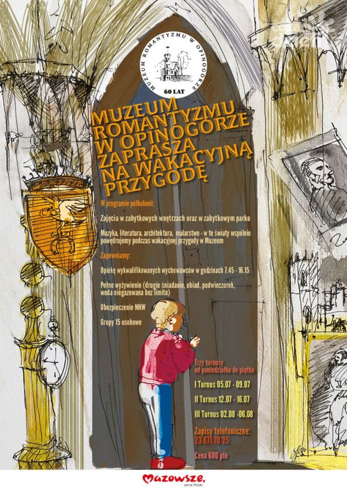 Półkolonie w Muzeum Romantyzmu w Opinogórze