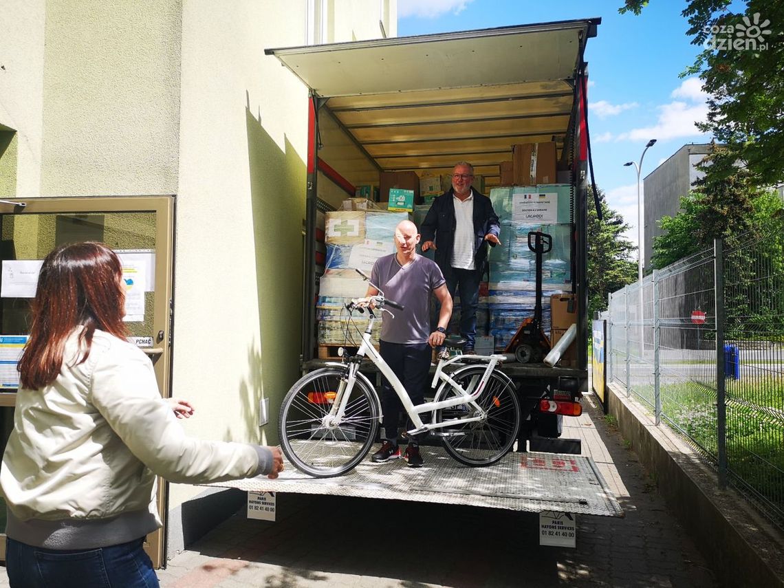Pomoc humanitarna z Francji trafiła do Mławy