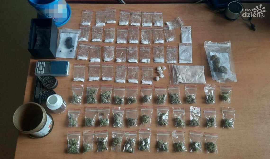 Ponad 140 gramów różnego rodzaju środków odurzających i substancji psychotropowych przejęli kryminalni z Płońska. Zatrzymanemu w sprawie grozi więzienie