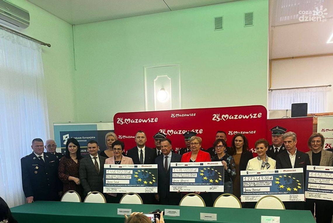 Ponad 6,6 mln zł dla jednostek OSP z powiatu Ciechanowskiego. 
