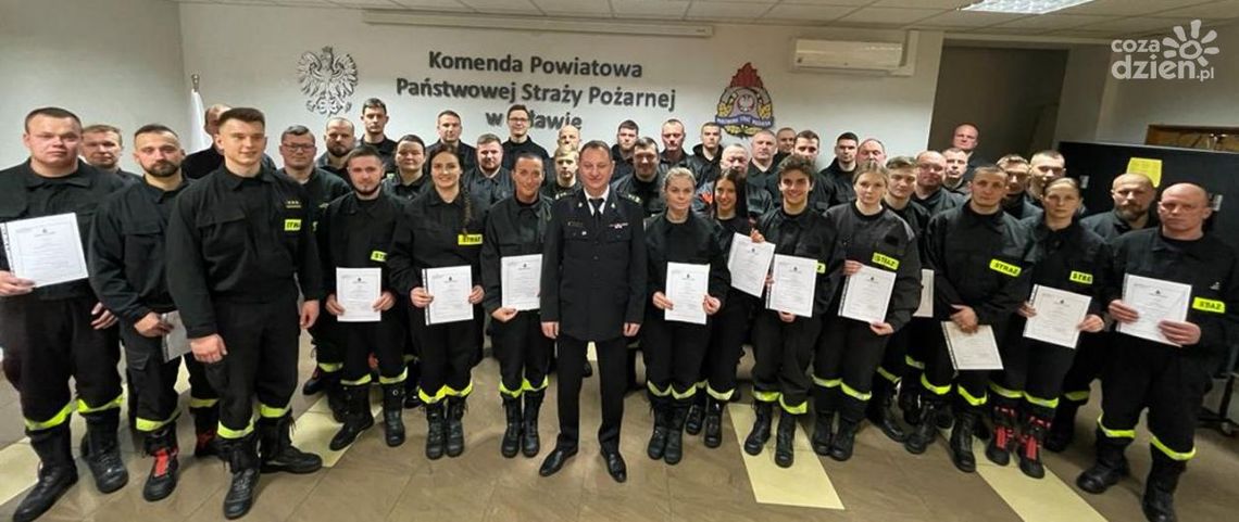 Ponad 670 czynnych druhów ochotniczych straży pożarnych