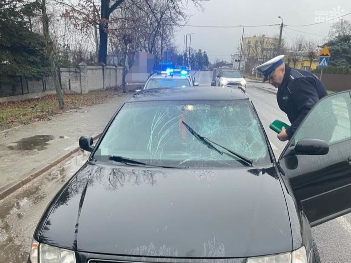 Potrącenie na przejściu dla pieszych