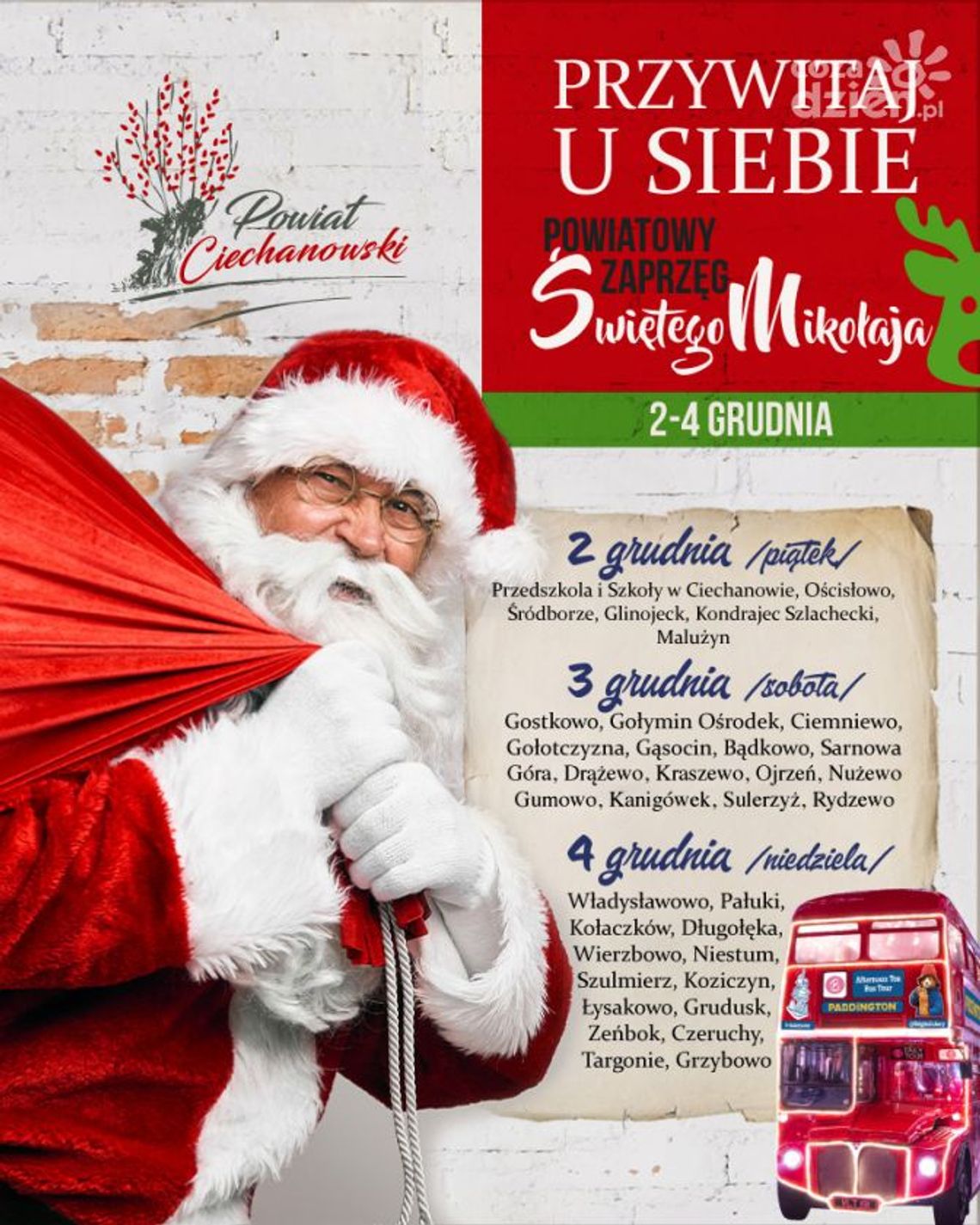 Powiatowy Zaprzęg Świętego Mikołaja tuż tuż