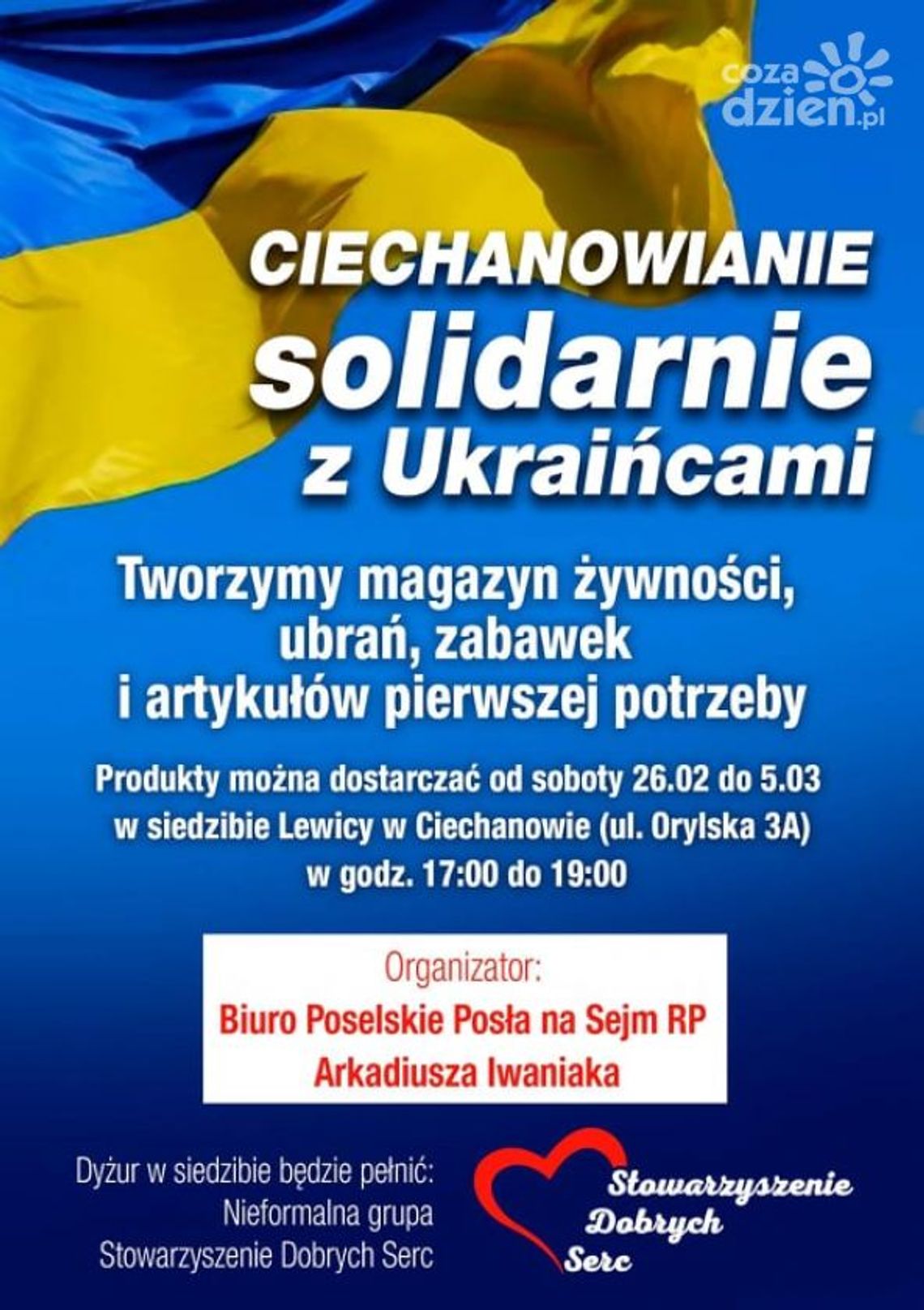 Powstaje magazyn artykułów pierwszej potrzeby