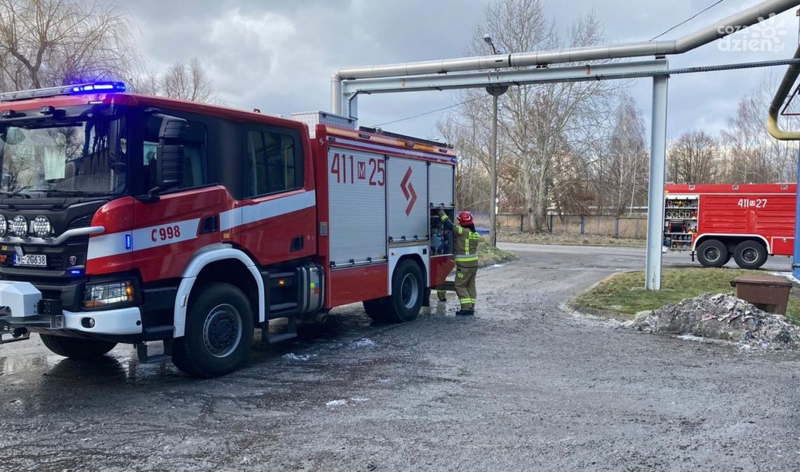 Pożar w ciechanowskiej drukarni