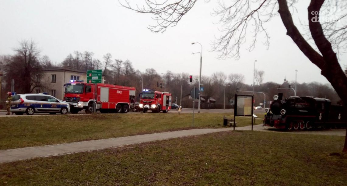 Pożar w zabytkowej ciuchci