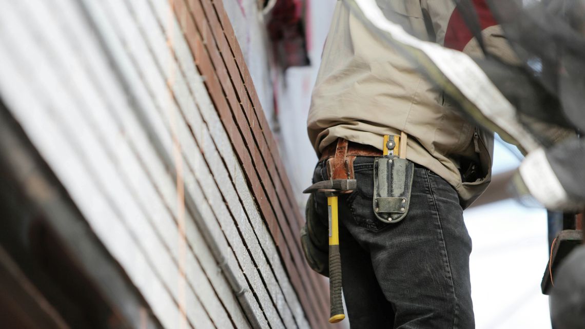 Pracownik podczas pracy