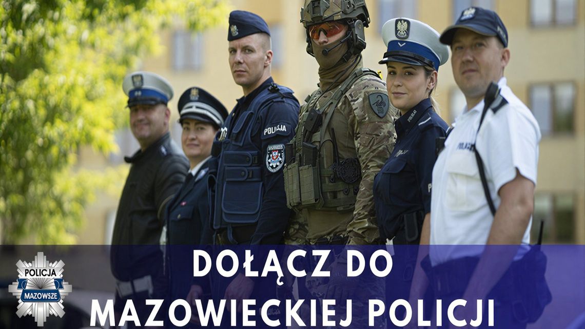 Praca w Policji na Mazowszu. Poznaliśmy terminy przyjęć do służby Policjanci z różnych korpusów