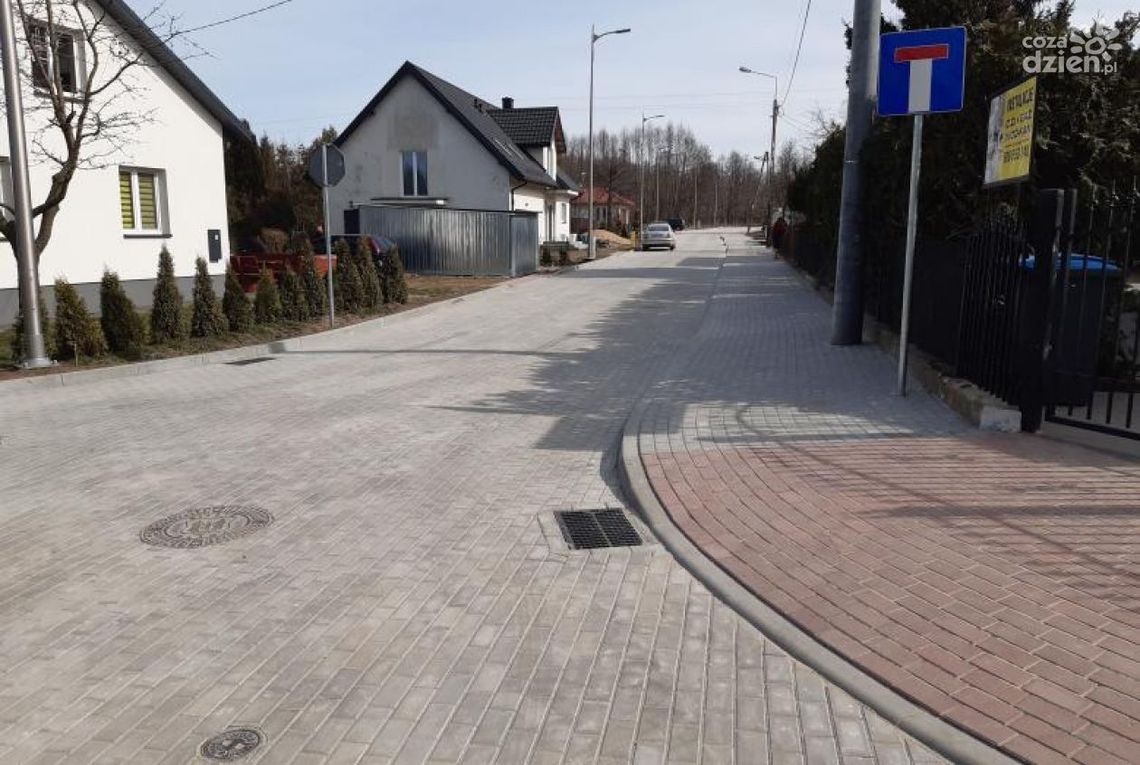Przebudowa Ogrodowej w Mławie dobiegła końca
