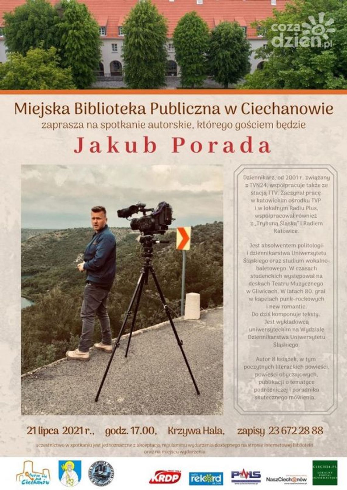 Przed nami kolejne spotkanie autorskie w Miejskiej Bibliotece Publicznej w Ciechanowie