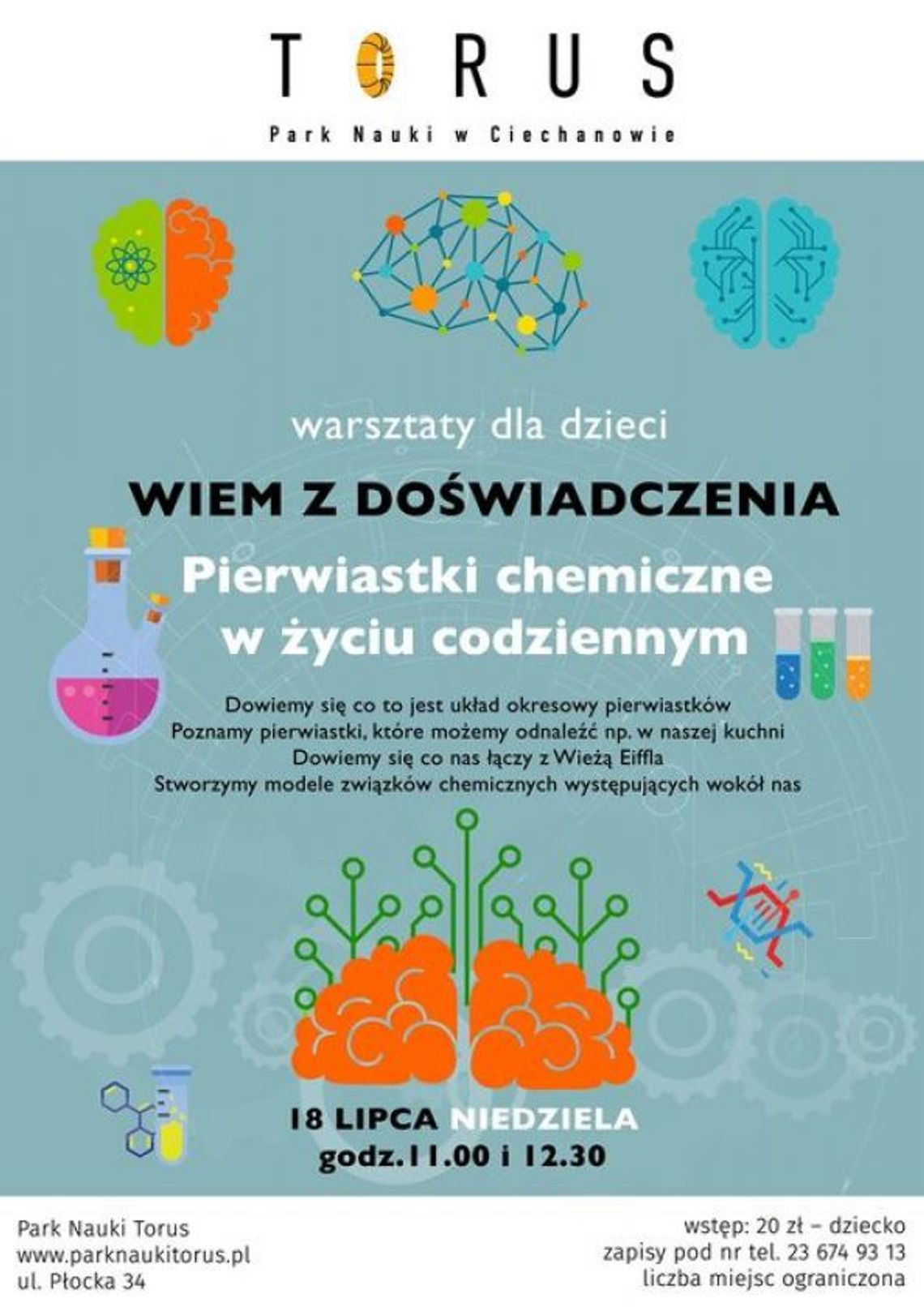 Przed nami kolejne warsztaty z cyklu "Wiem z doświadczenia" w Parku Nauki Torus