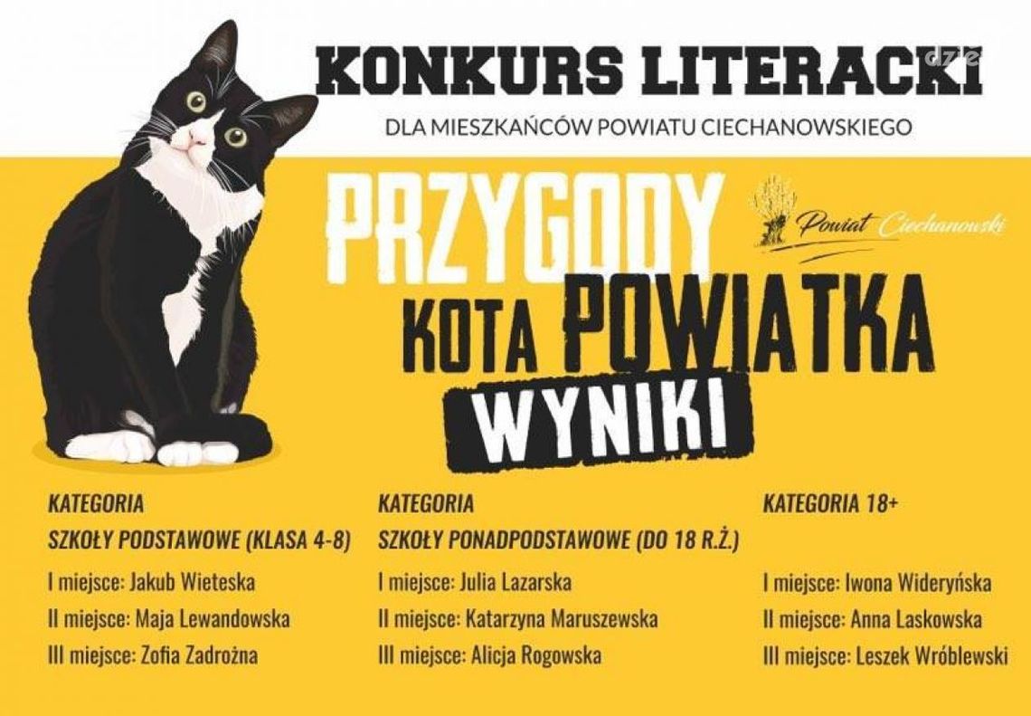 "Przygody Kotka Powiatka"- znamy wyniki konkursu!