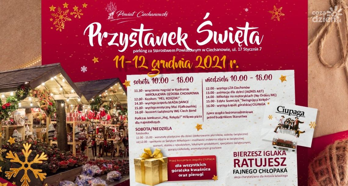 „Przystanek Święta” w centrum Ciechanowa