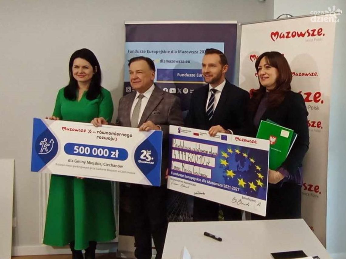 Region ciechanowski zrealizuje 6 nowych inwestycji