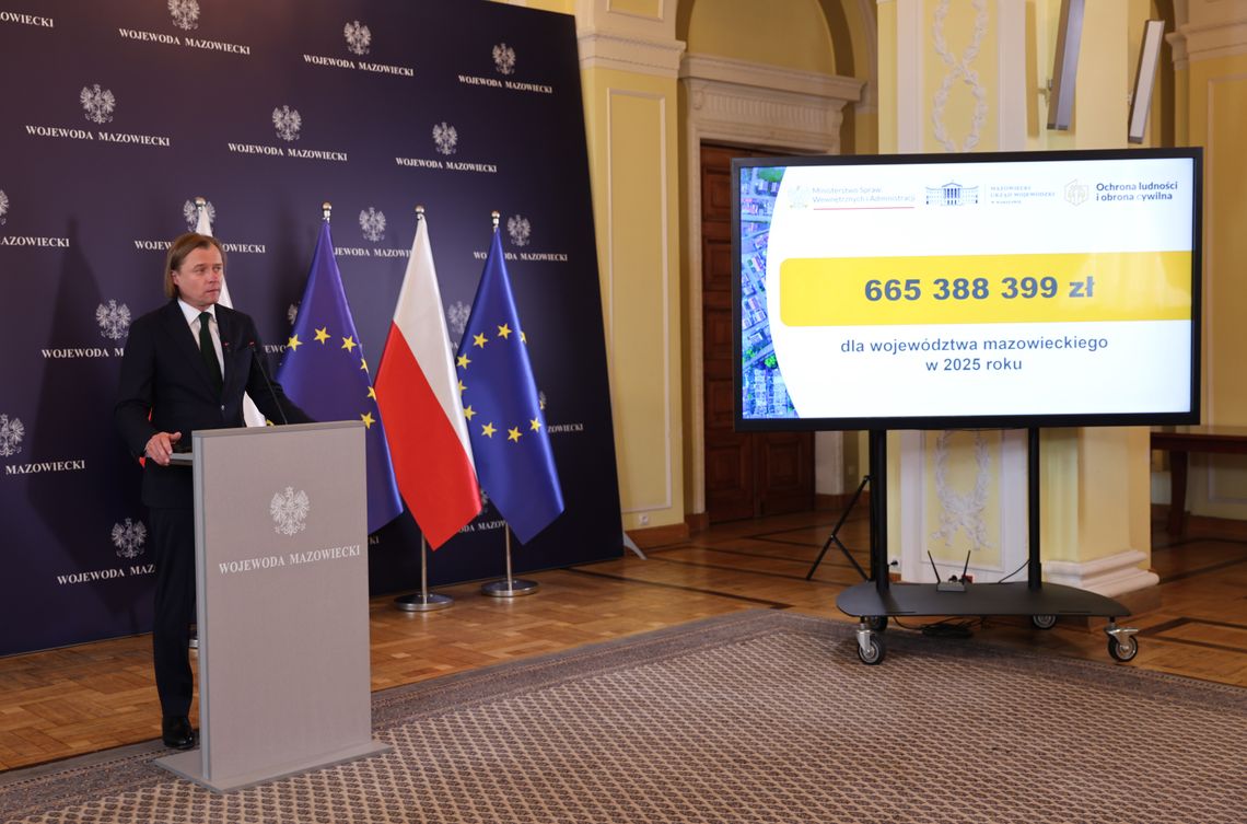 Wojewoda Mazowiecki na konferencji