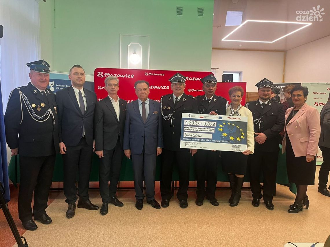 Rekordowe wsparcie unijne dla mazowieckich jednostek OSP