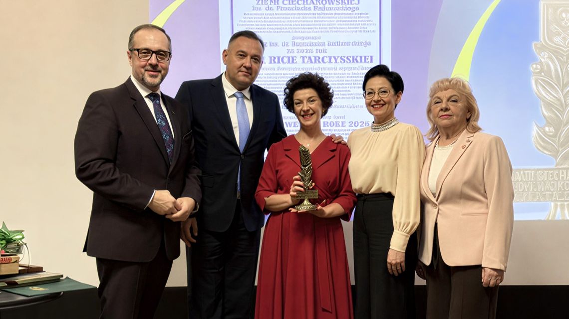 Rita Tarczyńska podczas wręczenia nagrody im. Rajkowskiego