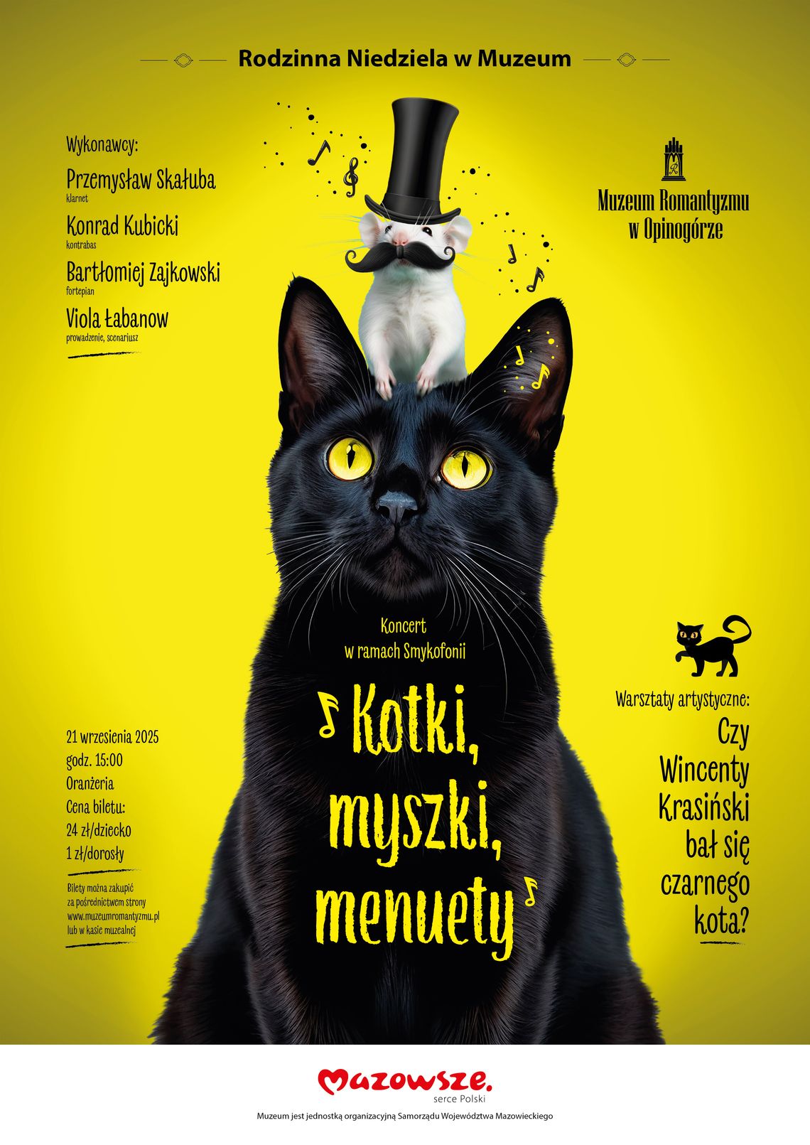 Rodzinna Niedziela w Muzeum: kotki, myszki i muzyczne menuety
