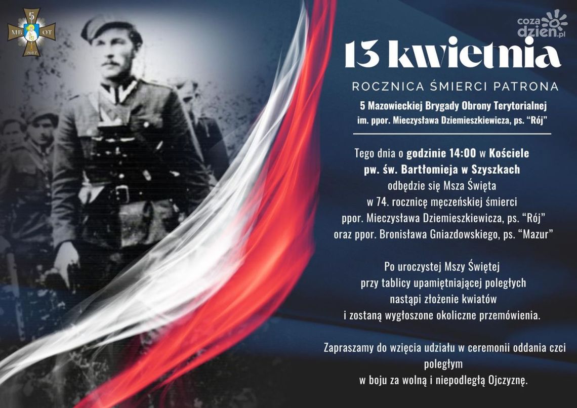 Rój i Mazur – pamiętamy. W Szyszkach uczczą 74. rocznicę śmierci żołnierzy wyklętych