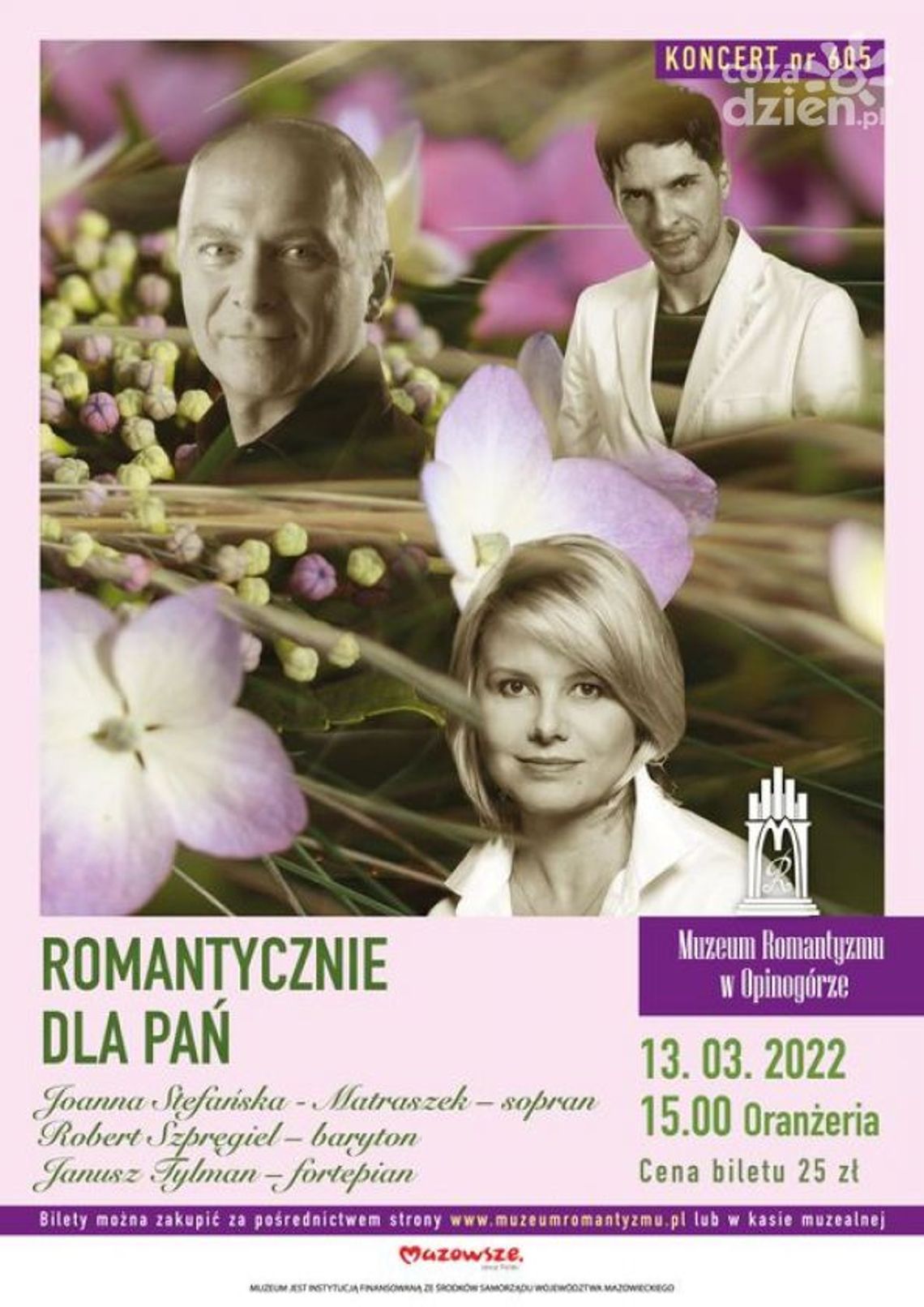 "Romantycznie dla Pań" w niedzielę w Opinogórze