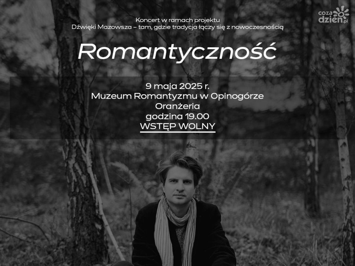 Romantyczny koncert w Opinogórze. Fortepian, światło i emocje w Muzeum Romantyzmu